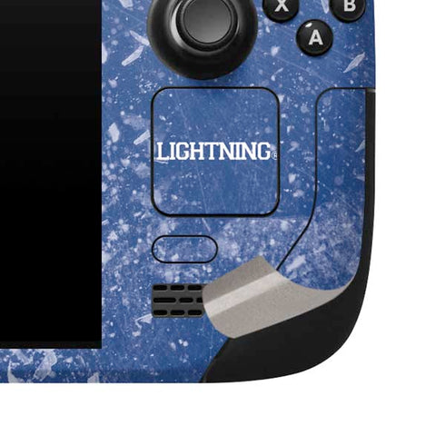 NHL Tampa Bay Lightning Frozen Steam Deck Handheld Gaming Computer Skin